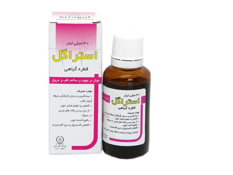 قطره گیاهی استراگل گل دارو 30 میلی لیتری