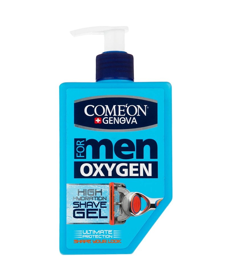 ژل اصلاح پمپی Oxygen مردانه کامان 260 میلی لیتر