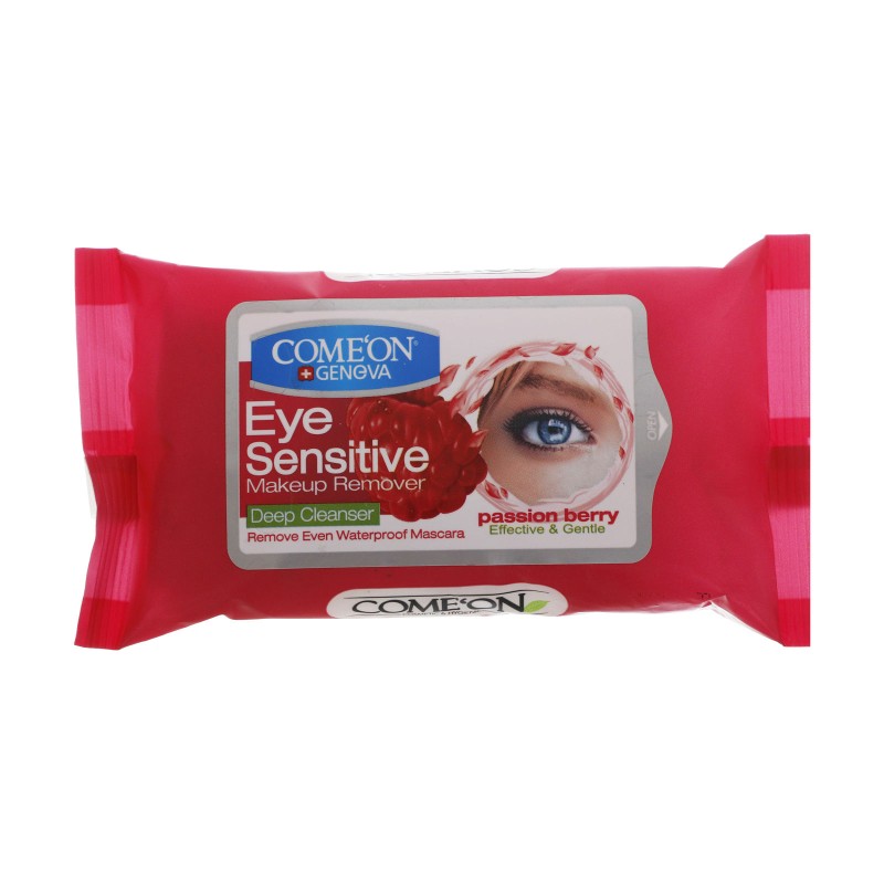 دستمال مرطوب EYE SENSITIVE پاک کننده آرایش چشم کامان 10 عددی